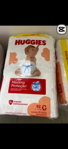 Fraldas huggies  G 