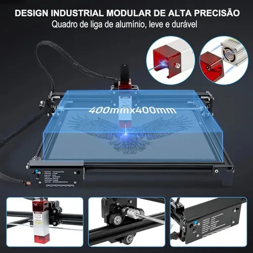 Máquina de Gravação e corte laser 
