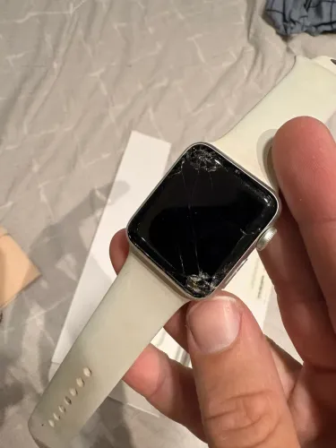 Apple Watch Series 3 GPS 38mm - Funciona - Tela Quebrada
