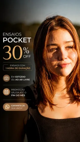 Ensaio Fotográfico com 30% OFF | Fotos Profissionais Brasília