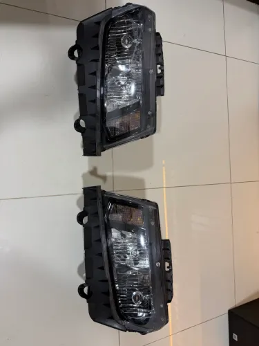 Par de faróis Camaro Ss 2014 máscara negra Original Gm 