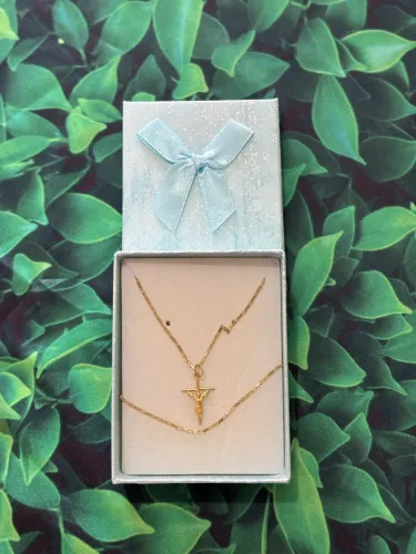 Cordão de Ouro 18k com Pingente 