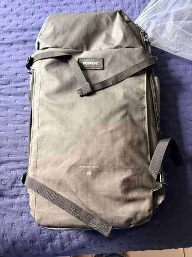 Mochila de Viagem 40l Travel 500 Forclaz Preta