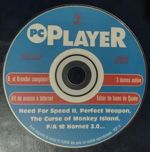 CD-ROM da Revista PC Player nº 14 - Nova Cultural - 1997