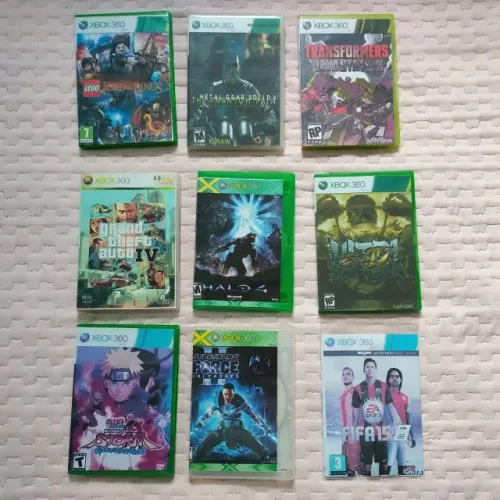 Kit 9 Jogos Xbox 360 Desbloqueado - Ação