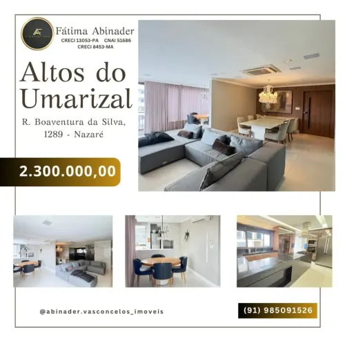 Luxuoso/ 3 suítes/ umarizal/ Porteira Fechada/ 3 vagas
