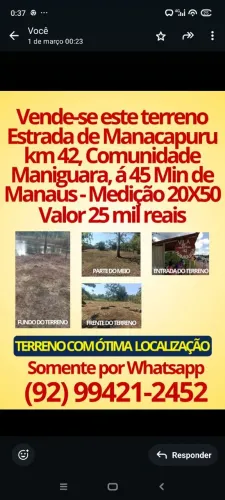 VENDE-SE UM TERRENO 