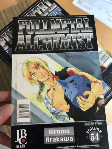 Coleção Antiga Completa de Fullmetal Alchemist da JBC + 3 Guias da JBC