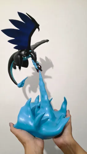 Charizard X Pokemon Figure Card Holder 
