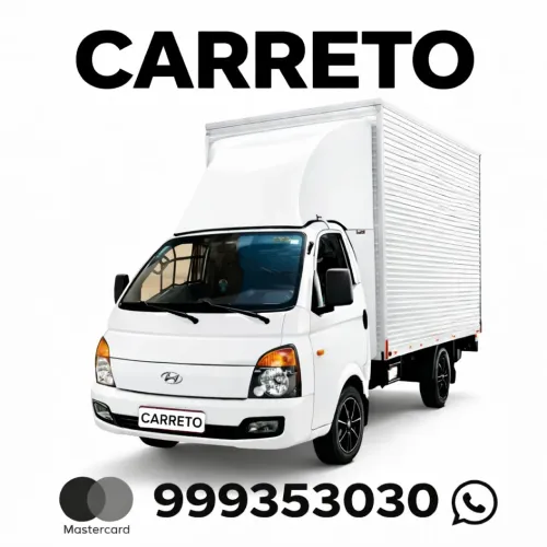 Carreto Mudanças e Frete em geral - Aceitamos cartões (consulte condições) <br>