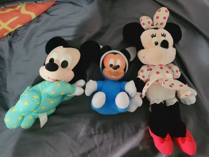 Mickey e Minnie (disney) ursinhos de pelúcia