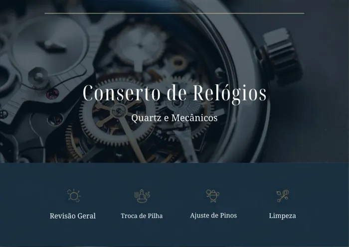 Consertos em geral automático e quartz