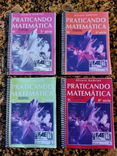 Praticando Matemática 1989 - COLEÇÃO COMPLETA