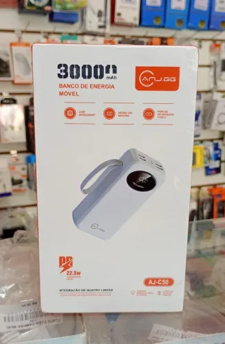 Carregador Portátil Power Bank 30000mAh Anj.gg 22.5 - Novo