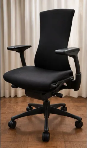 Herman Miller Embody original, Grafite / Rhythm Preto