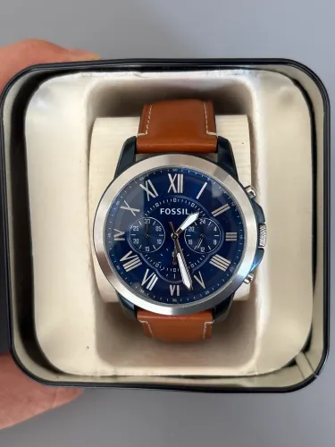 Relógio Fossil Cronógrafo Masculino Azul