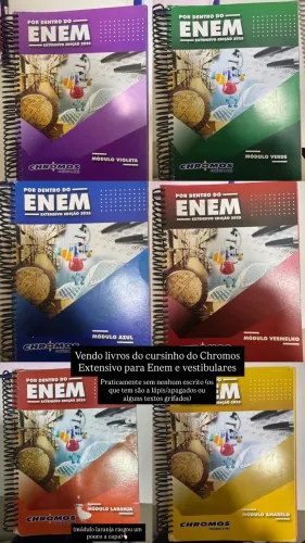 Livros Chromos Enem e Vestibulares
