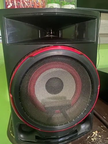 Som home system completo com 3 caixas grandes 