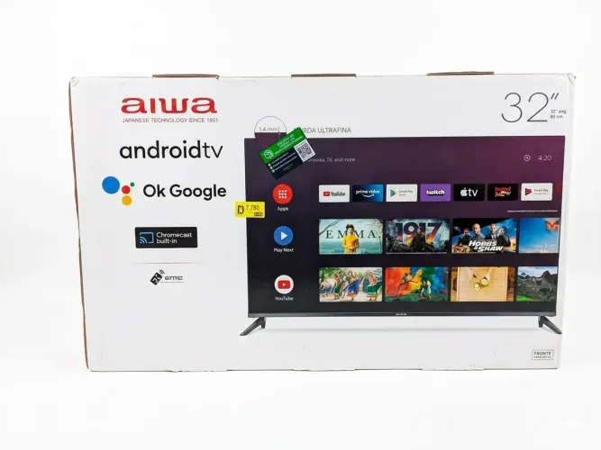 TV Aiwa 32" Android TV - Excelente Estado