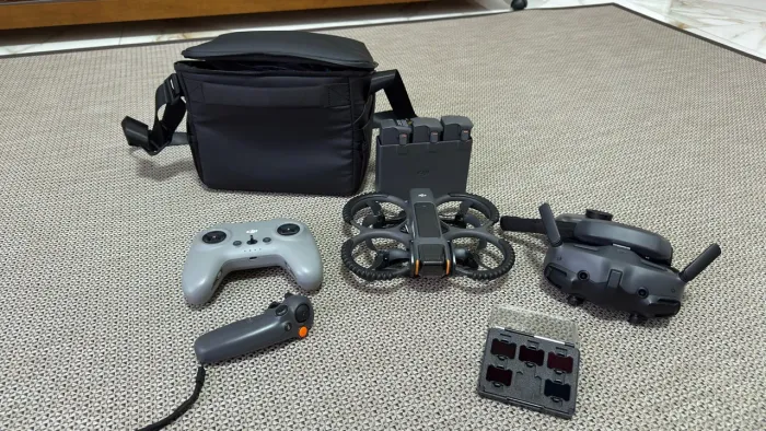 Drone dji avata 2 combo 3 baterias controle fpv