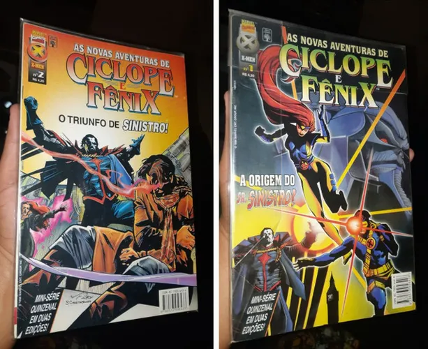 As novas aventuras de ciclope e fenix completa em 2 edições
