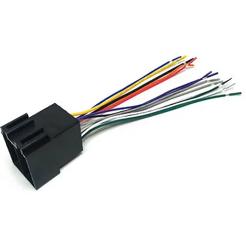 Plug 16 Vias Macho - Com Chicote e Conector- unidade - Som Automotivo