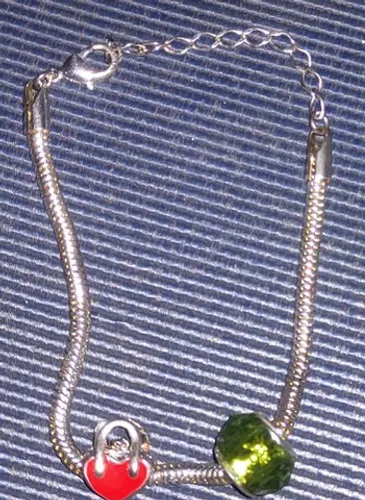 Pulseira banhada a Prata