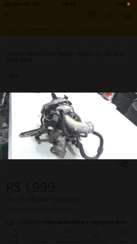 Turbina Volkswagen tiguan/jeta 2.0 tsi 