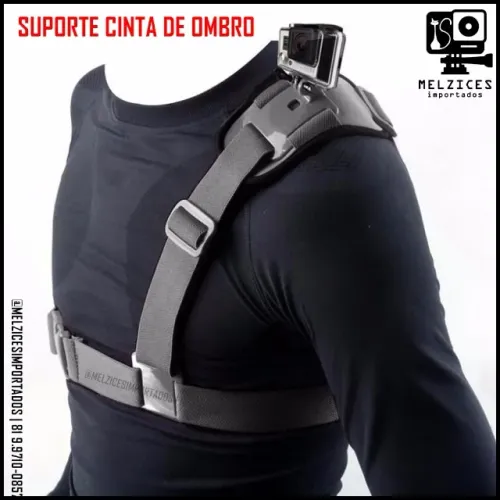 Suporte de Ombro Para GoPro SJCam e Similares