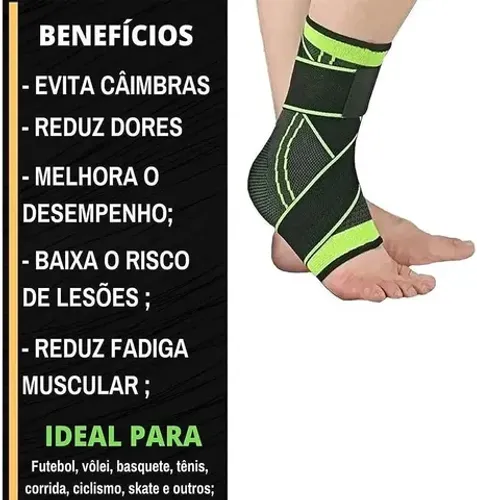 Tornozeleira estabilizadora com faixa Ajustável alta compressão esporte promoção
