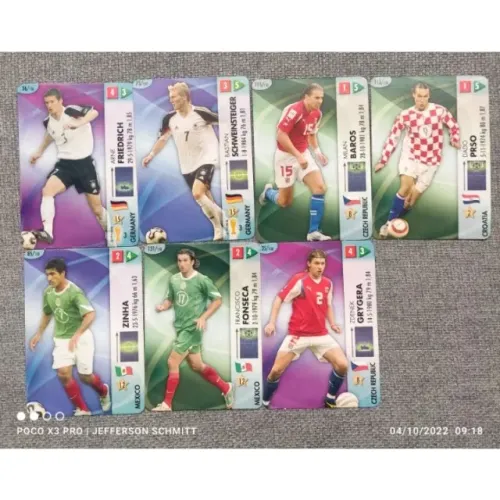 Cards Panini da Copa do Mundo 2006