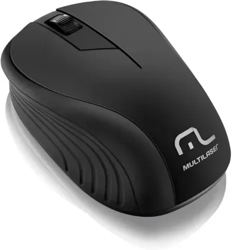 Mouse sem fio 1200 dpi 10 mts de alcance multilaser 1 ano de garantia