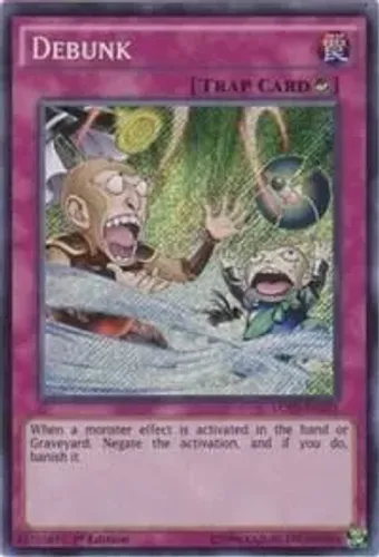 Yugioh!!! Debunk LC5D-EN255 Secret Rare,