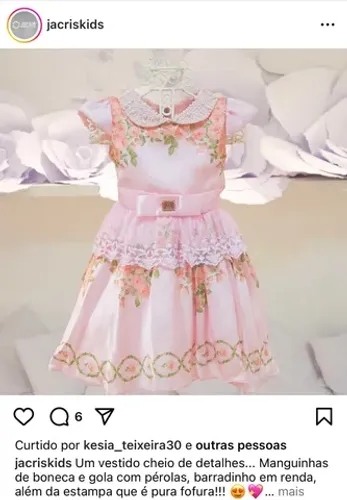 Vestido Infantil Jacris
