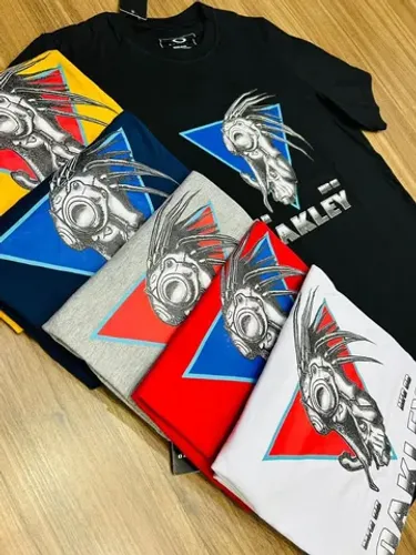 Camiseta Oakley Atacado Fornecedor camisetas masculinas Premium Distribuidora Roupas Marca