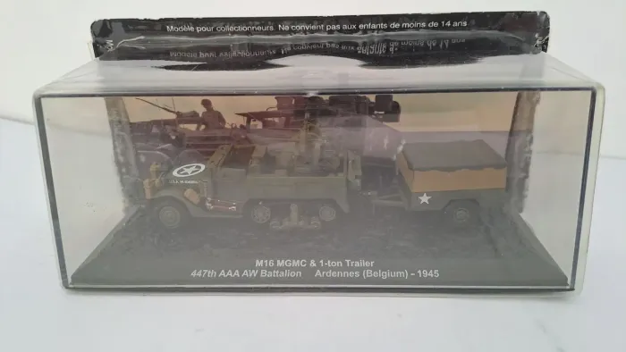 ** MT Blindados de Combate M16 MGMC & 1-ton Trailer 447th Belgium 1945
