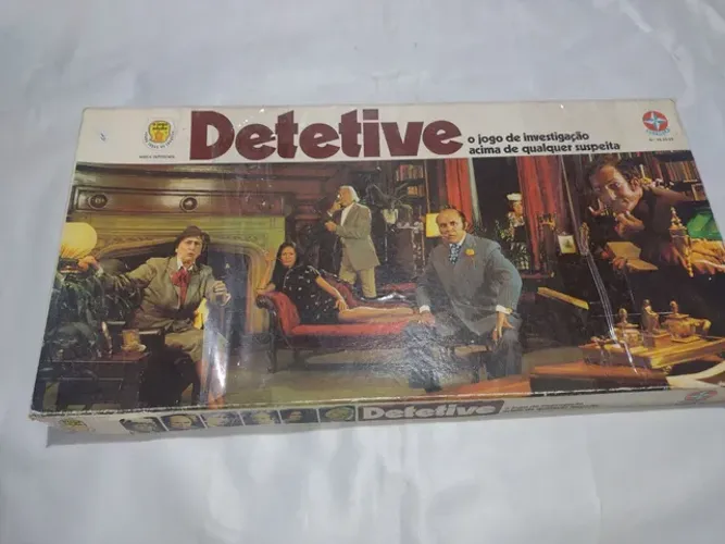Brinquedo Jogos detetive Estrela Anos 70 Completo 
