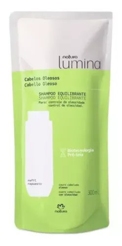 Refil Shampoo Equilibrante Antioleosidade Lumina Natura