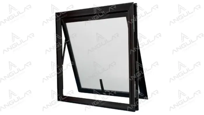 Janela Maxim-Ar 1 Folha Suprema c/ Vidro Mini Boreal 4mm - Alto Padrão Angular