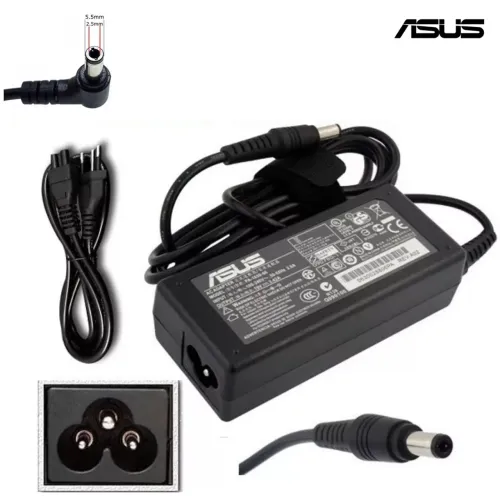 Carregador Para Notebook Asus 5.5mm x 2.5mm, 19V - 3.42A (Similar) em São Luís ma