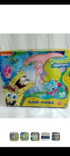 quebra cabeça do bob esponja