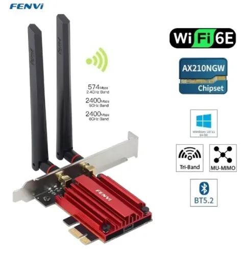 Placa wifi dual band + Bluetooth