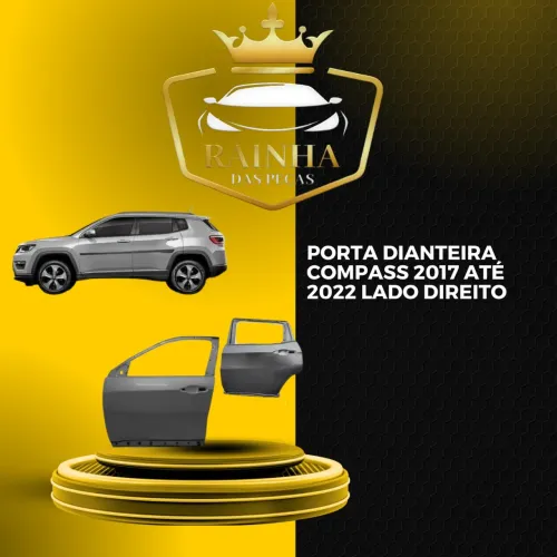 Porta Dianteira Compass 2017 até 2022 Lado Direito