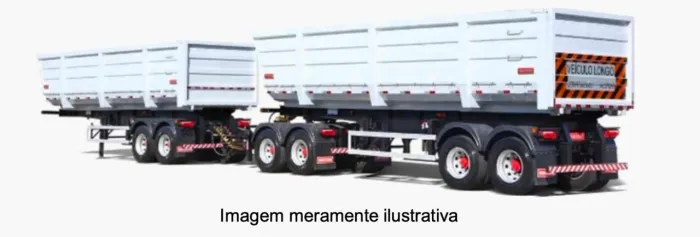 Carroceria TRUCKVAN Rodotrem Basculante ano 2024.