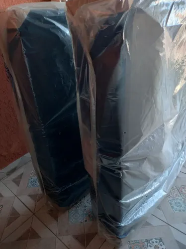 Base para colchão de casal 1,38x1,88 metros NOVAS tecido sued