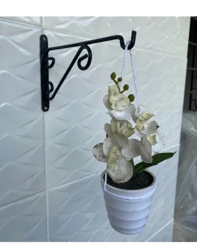 Suporte de planta no estilo colonial