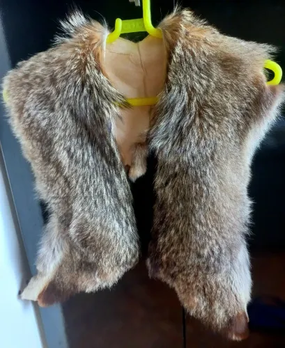 Estola gola de pele