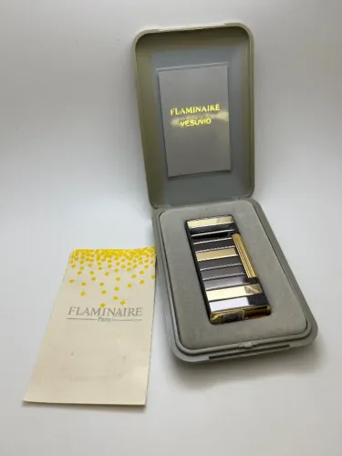 Isqueiro Flaminaire Paris Vesuvio / vintage 80?s