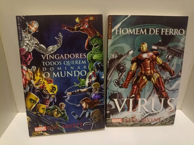 Vingadores e Homem de Ferro -* LIVROS* Marvel Slim Edition
