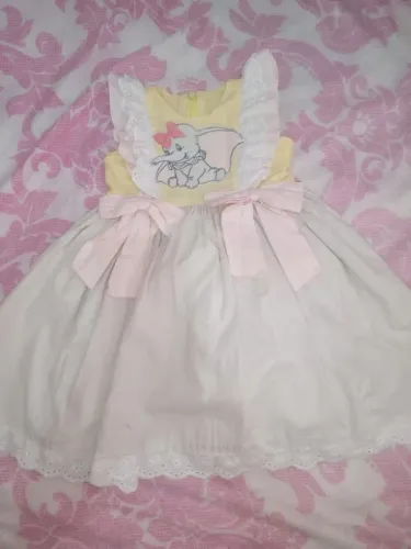 Vestido Infantil Dumbo - Tamanho 2 anos